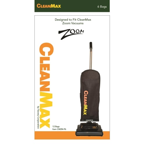 CleanMax Paper Bags for Zoom Vacuums, 6 Bags / Pack